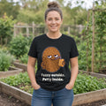 The Petty Kiwi Tee – Black worn by a model