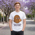 The Petty Kiwi Tee – White worn by a model