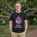 The Wise Old Fig Tee – Black worn by a model