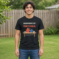Happiest at the Table Board Game Tee in Black, worn by a model
