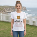 Always Proficient Sleight of Hand +7 Tee in White, worn by a model