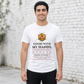 Good With My Hands Sleight of Hand +7 Tee in White, worn by a model